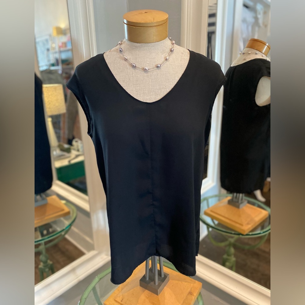 J. Crew Mercantile black sleeveless top size 2